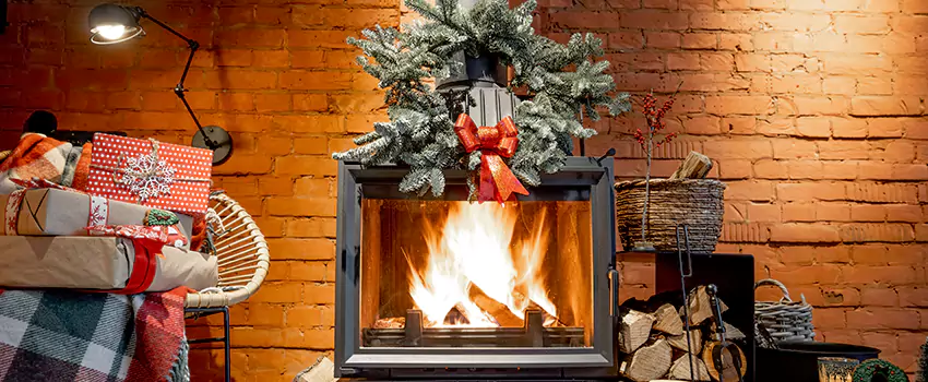 Travis Industries Linear Gas Fireplace Installation in Glen Ellyn, Illinois