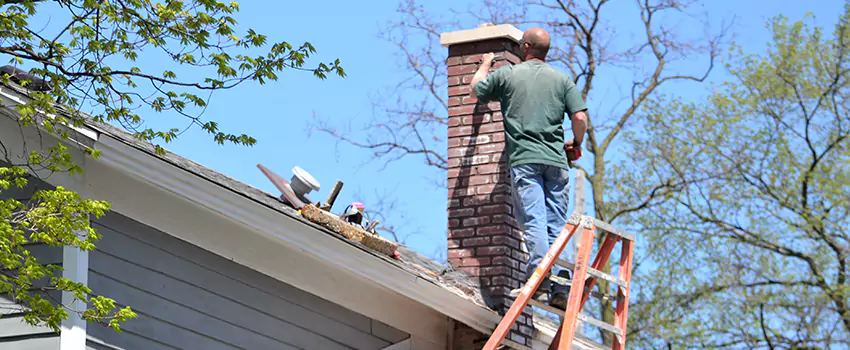 Vinyl and PVC Chimney Flashing Installation in Glen Ellyn, IL