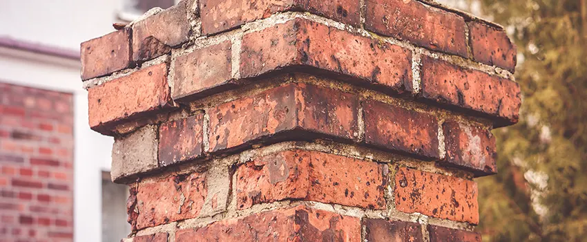 Cracked Chimney Bricks Repair Cost in Glen Ellyn, Illinois