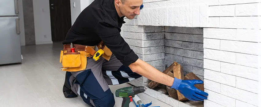 Fireplace Damaged Damper Frame Repair Services in Glen Ellyn, Illinois